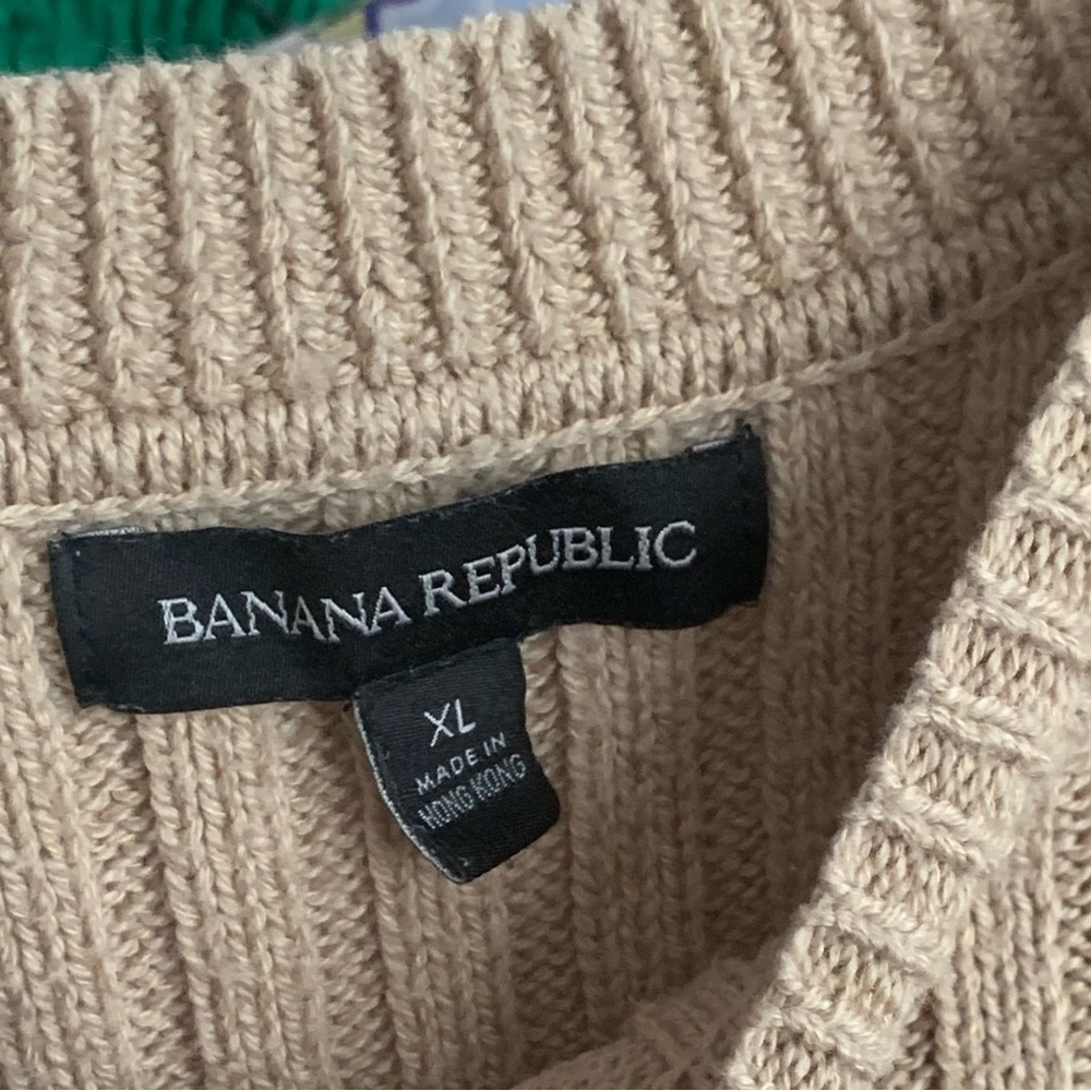 Banana Republic Beige Knit Sweater